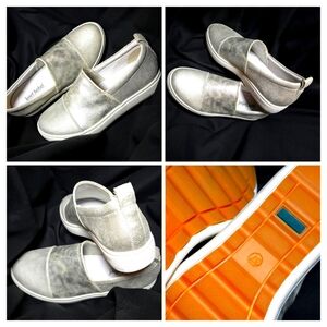 Slip-On Shoes in Silver